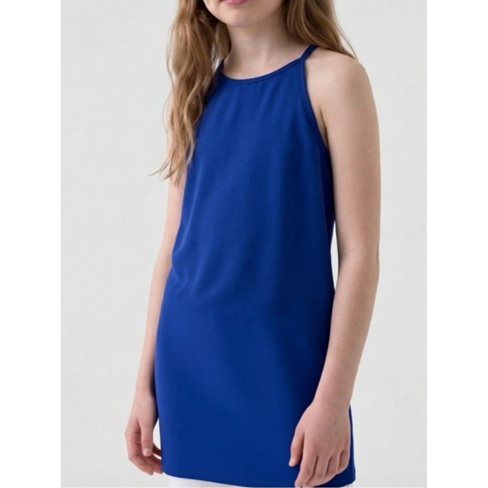 Cobalt Blue Halter Neck Camisole Dress
